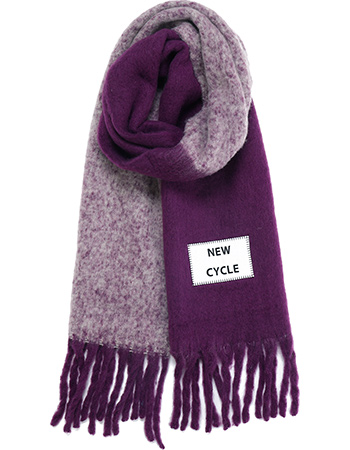 Shawl Gerecycled New Cycle Purple
