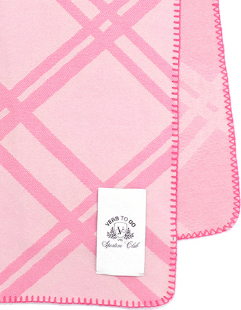 Shawl Gerecycled Pink Sporty detail