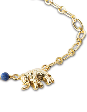 Armband Thinking Lapis Lazuli detail