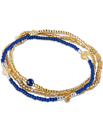 Armband Balanced Citrine Lapis Lazuli