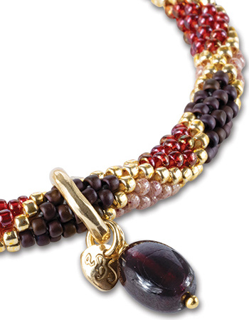 Armband Talented Garnet detail