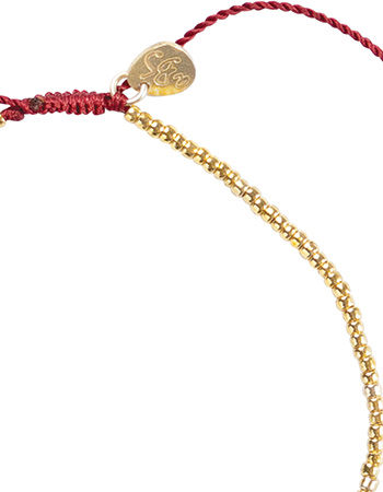 Armband Secret Roze Quartz detail