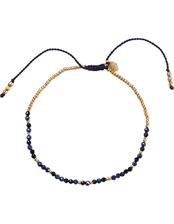 Armband Sparkling Black Onyx Lapis Lazuli