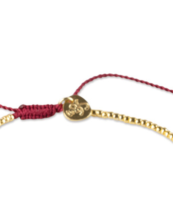 Armband Sparkling Garnet Rose Quartz detail