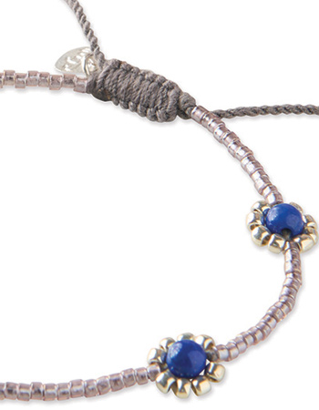 Armband Botanic Lapis Lazuli detail