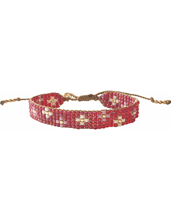 Armband Fire Rose Quartz Gold