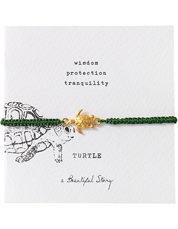 Armband Symbol Turtle Gold