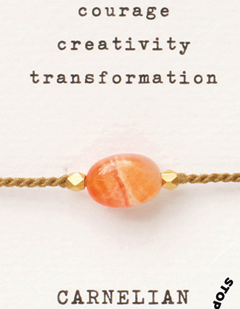 Armband Stop Geweld tegen Vrouwen Orange detail