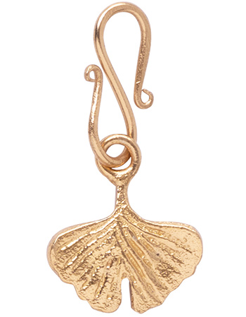 Mix And Match Hanger Ginkgo Leaf Small Gold Plated