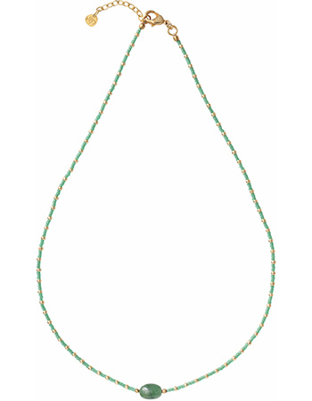 Ketting Confident Aventurine Gold