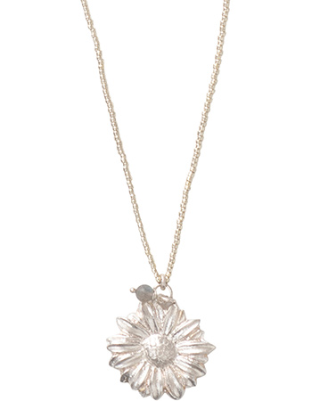 Ketting Paradise Labradorite Silver detail