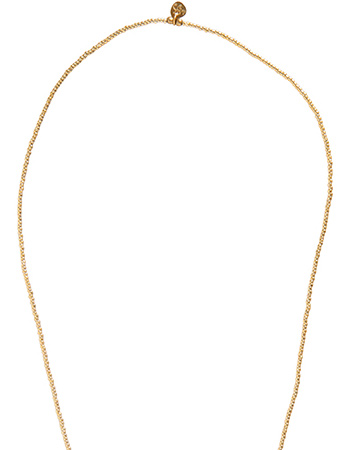 Goudkleurige Ketting Calm Carnelian detail