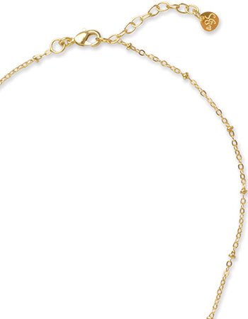 Ketting Convinced Aventurine Verguld Goud detail