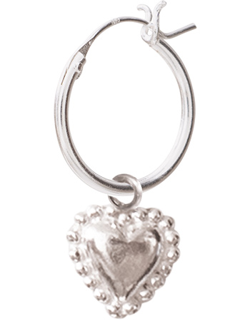 Oorbel Heart Sterling Silver
