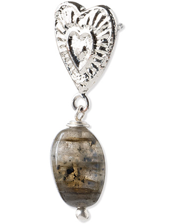 Oorbellen Heavenly Labradorite detail