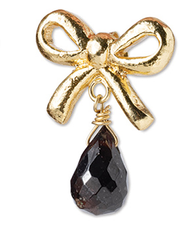 Oorbellen Ribbon Black Onyx detail
