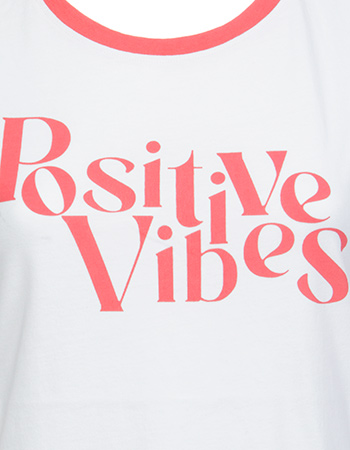 T‑shirt Vibes Wit detail