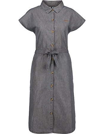 Jurk Maeveak Denim Washed Steel Grey
