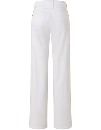 Jeans Pantalon Liz City Met Riem White detail