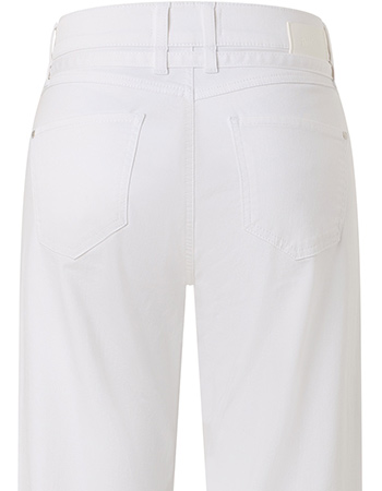 Jeans Pantalon Liz City Met Riem White detail