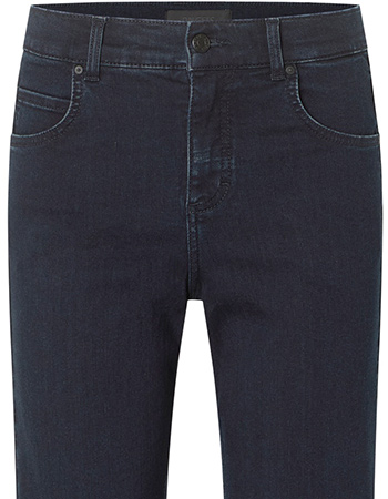 Jeans Lara Wide Leg Donkerblauw detail