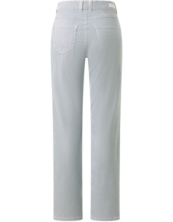 Jeans Lara Stripe White Blue detail