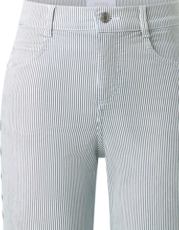 Jeans Lara Stripe White Blue detail