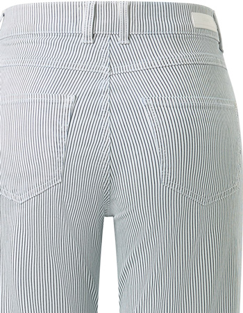 Jeans Lara Stripe White Blue detail