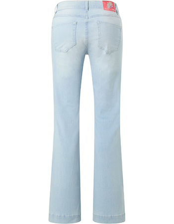 Jeans Lena Bootcut Bleached Blue detail