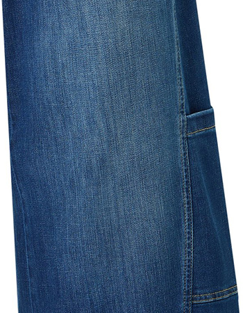 Jeans Liva Cargo Wide Leg Mid Blue Used detail