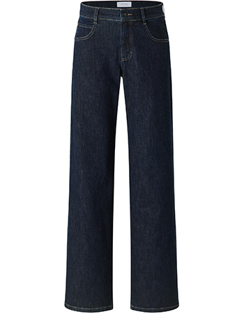 Jeans Lara Wide Leg Donkerblauw