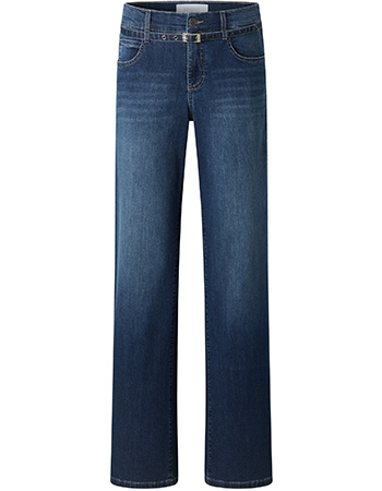 Jeans Liz City Met Riem Mid Blue
