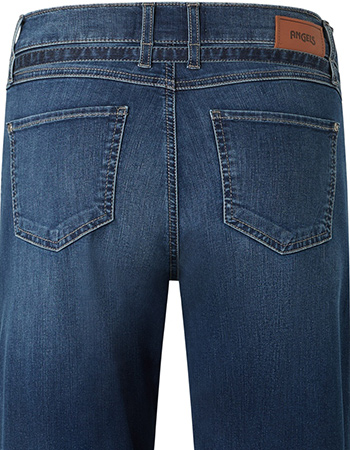 Jeans Liz City Met Riem Mid Blue detail