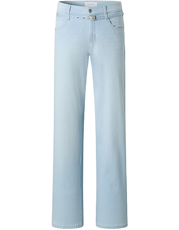 Jeans Lizz City Met Riem Wide Leg Light Denim
