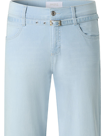 Jeans Lizz City Met Riem Wide Leg Light Denim detail