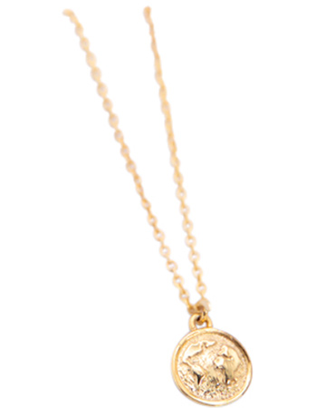 Goudkleurige Ketting Aarde Messing 18k Verguld