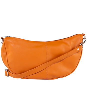 Leren Crossbody Orange