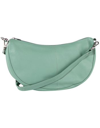 Leren Crossbody Mint