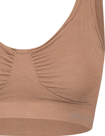 BH Fleur Seamless Padded Bamboe Tan detail