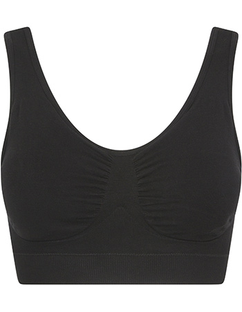 BH Fleur Seamless Padded Bamboe Black