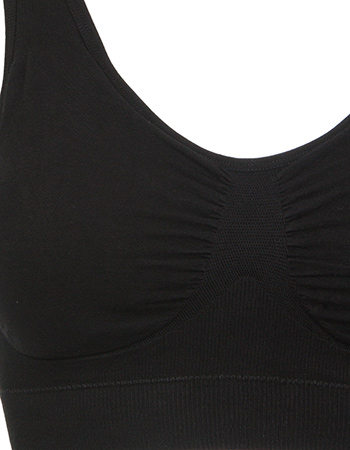 BH Fleur Seamless Padded Bamboe Black detail