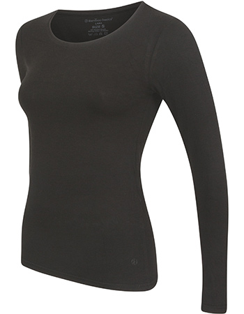 Longsleeve Lara Bamboe 2 Pack Zwart detail