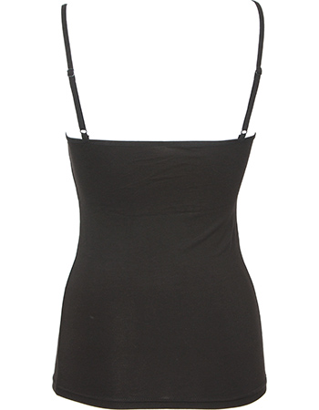 Spaghetti Tops Vera 2&#8209;Pack Zwart detail