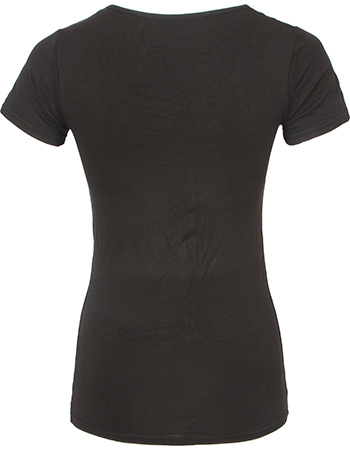 T&#8209;shirts Kate 2&#8209;Pack Zwart detail