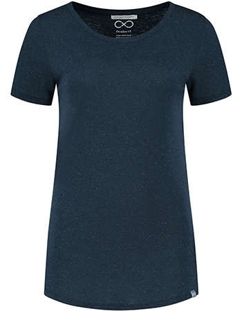 T&#8209;shirt Denimcel Melange Blue
