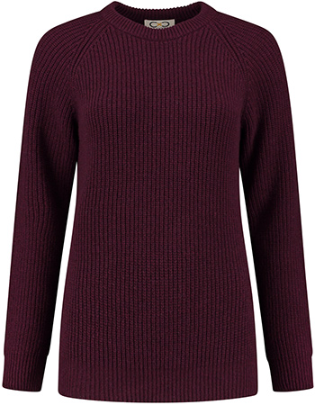 Trui  Essential  Bordeaux Melange
