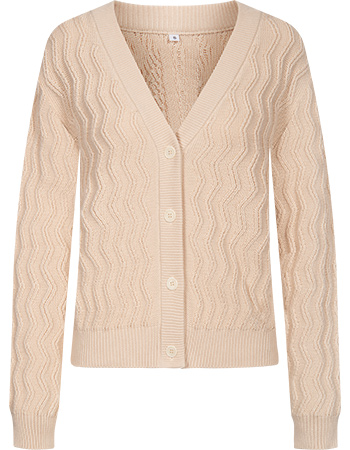 Cardigan Vest Juna Creme