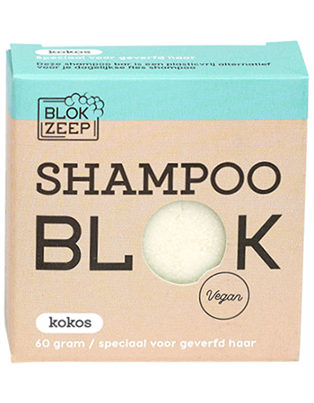 Shampoo Bar Gekleurd Haar Kokos detail