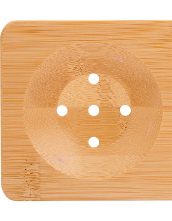 Zeepplank 3x Rond Bamboe detail