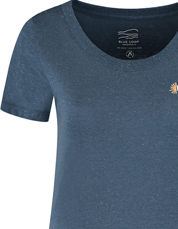 T&#8209;shirt Denimcel Summer Magic Indigo detail